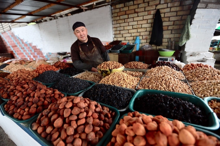 На  базаре в городе Ош - Osh Region Kyrgyzstan